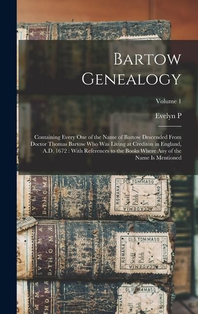 Produktbild: Bartow Genealogy