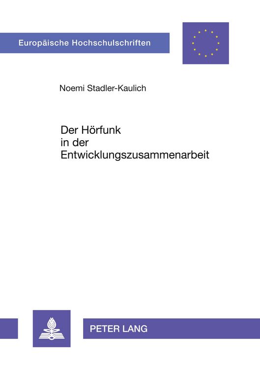 Produktbild: Der H&ouml;rfunk in der Entwicklungszusammenarbeit