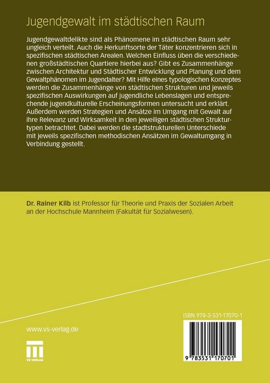 Produktbild: Jugendgewalt im st&auml;dtischen Raum
