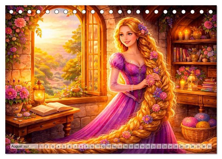 Produktbild: Mein gro&szlig;er M&auml;rchenkalender (Tischkalender 2027 DIN A5 quer), CALVENDO Monatskalender