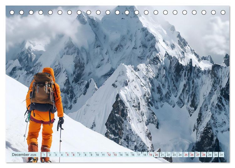 Produktbild: Epic Adrenaline Moments (Desk Calendar 2026 DIN A5 landscape), CALVENDO 12 Month DeskCalendar
