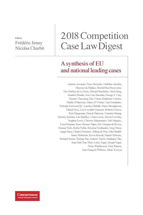 Produktbild: 2018 Competition Case Law Digest