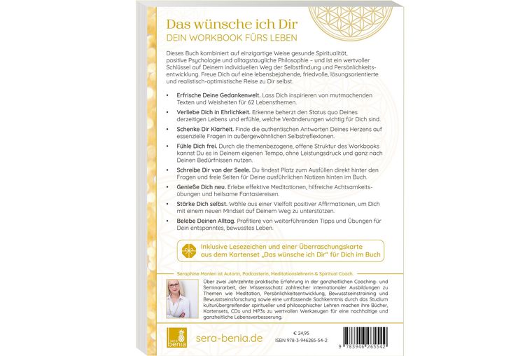 Produktbild: Das w&uuml;nsche ich Dir - Workbook zur Pers&ouml;nlichkeitsentwicklung & Selbstfindung -