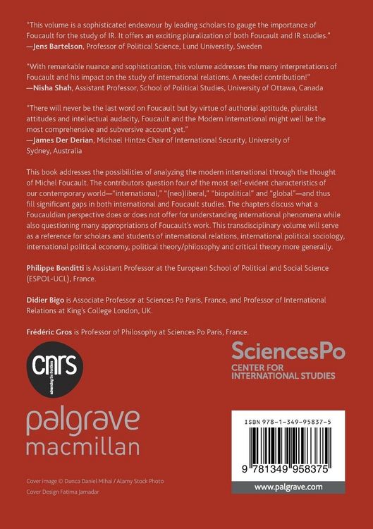 Produktbild: Foucault and the Modern International