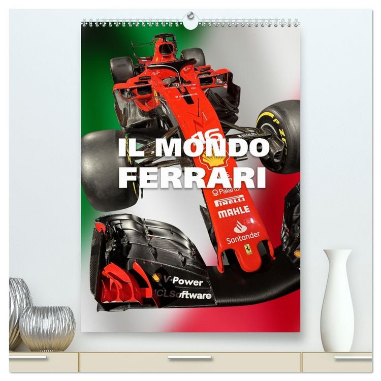 Produktbild: Il Mondo Ferrari (hochwertiger Premium Wandkalender 2026 DIN A2 hoch), Kunstdruck in Hochglanz