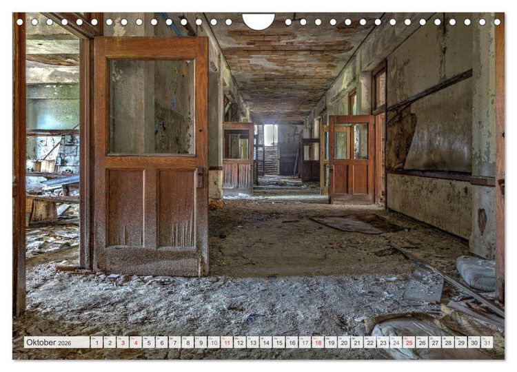 Produktbild: Detroit - Modern Ruins (Wandkalender 2026 DIN A4 quer), CALVENDO Monatskalender