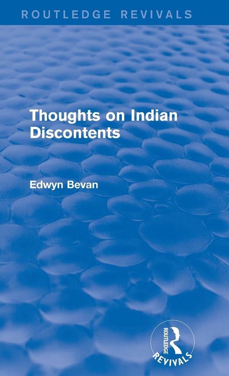 Produktbild: Thoughts on Indian Discontents (Routledge Revivals)