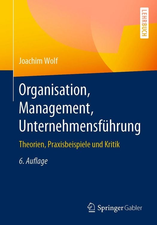 Produktbild: Organisation, Management, Unternehmensf&uuml;hrung
