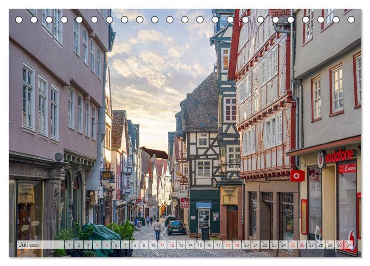 Produktbild: Marburg Impressionen (Tischkalender 2026 DIN A5 quer), CALVENDO Monatskalender