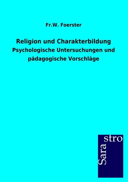 Produktbild: Religion und Charakterbildung