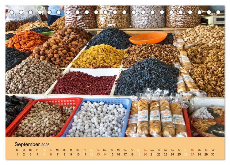 Produktbild: Uzbekistan - m&auml;rchenhafte Seidenstra&szlig;e (Tischkalender 2026 DIN A5 quer), CALVENDO Monatskalender