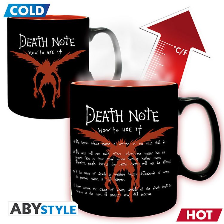 Produktbild: DEATH NOTE - Mug Heat Change - 460ml - L & Light - cardboard
