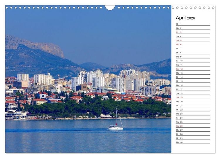 Produktbild: Split - Metropole Dalmatiens (Wandkalender 2026 DIN A3 quer), CALVENDO Monatskalender