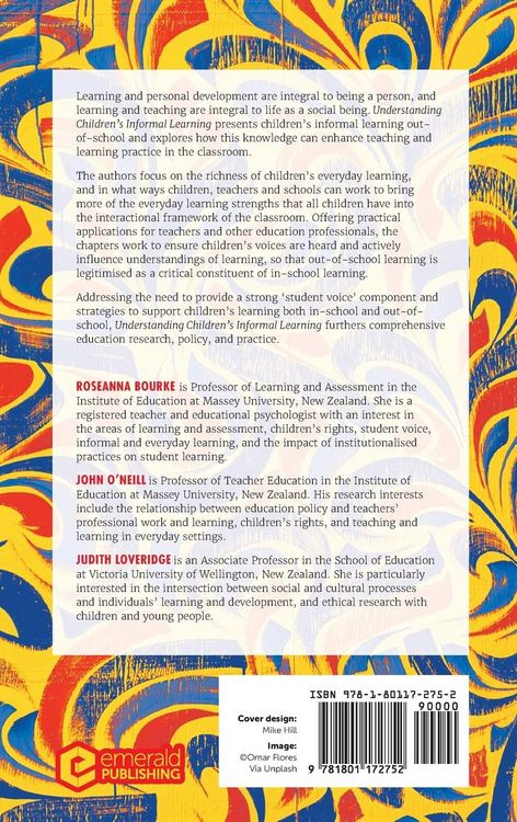 Produktbild: Understanding Children's Informal Learning