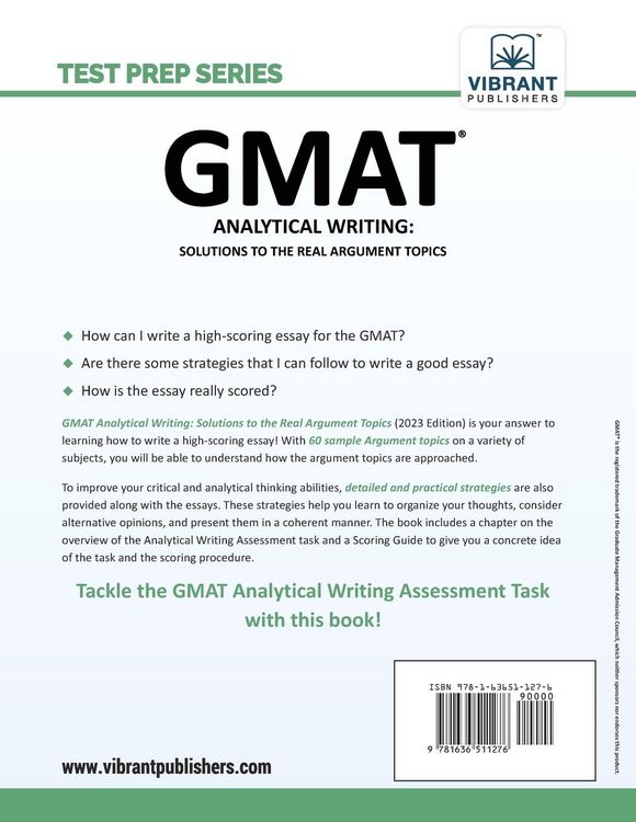 Produktbild: GMAT Analytical Writing