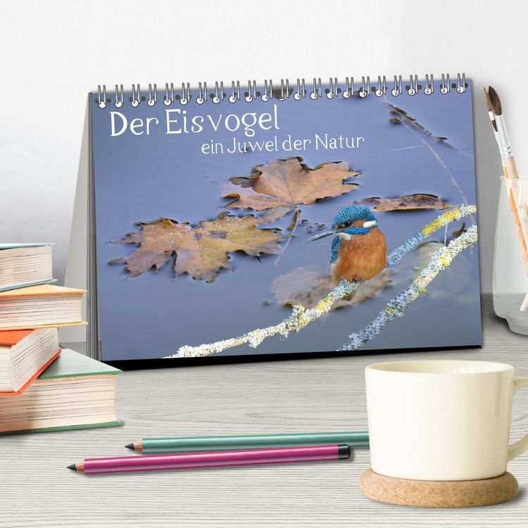 Produktbild: Der Eisvogel, ein Juwel der Natur (Tischkalender 2026 DIN A5 quer), CALVENDO Monatskalender
