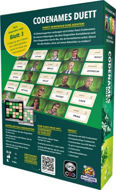 Produktbild: Codenames: Duett