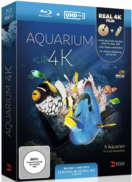 Produktbild: Aquarium 4K [LE] (+ UHD Stick in Real 4K)