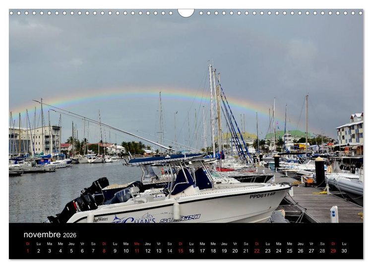Produktbild: Paysages de Guadeloupe (Calendrier mural 2026 DIN A3 vertical), CALVENDO calendrier mensuel