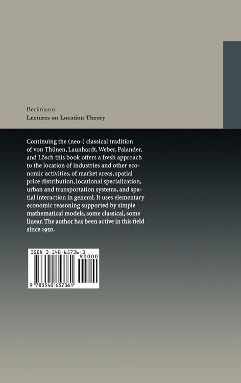 Produktbild: Lectures on Location Theory