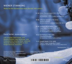 Produktbild: Wiener Stimmung - Works for Double Bass from 18th