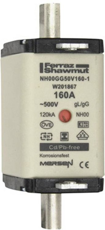 Produktbild: Mersen 1F769.000000 NH-Sicherung Sicherungsgr&ouml;&szlig;e = 00 160A 500V 1St.