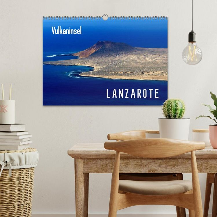 Produktbild: Vulkaninsel Lanzarote (Wandkalender 2026 DIN A3 quer), CALVENDO Monatskalender