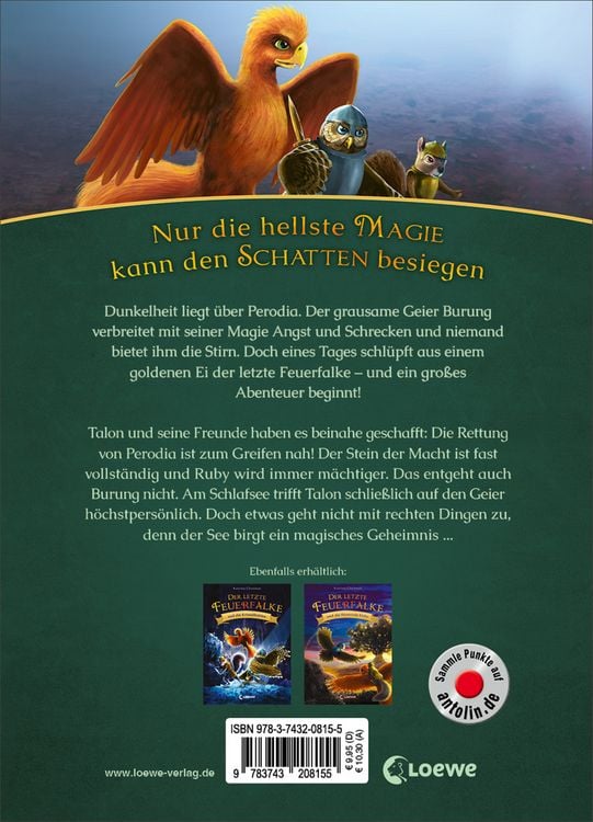 Produktbild: Der letzte Feuerfalke und der geheimnisvolle See (Band 4)