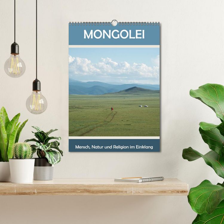 Produktbild: Mongolei - Mensch, Natur und Religion im Einklang (Wandkalender 2026 DIN A3 hoch), CALVENDO Monatskalender