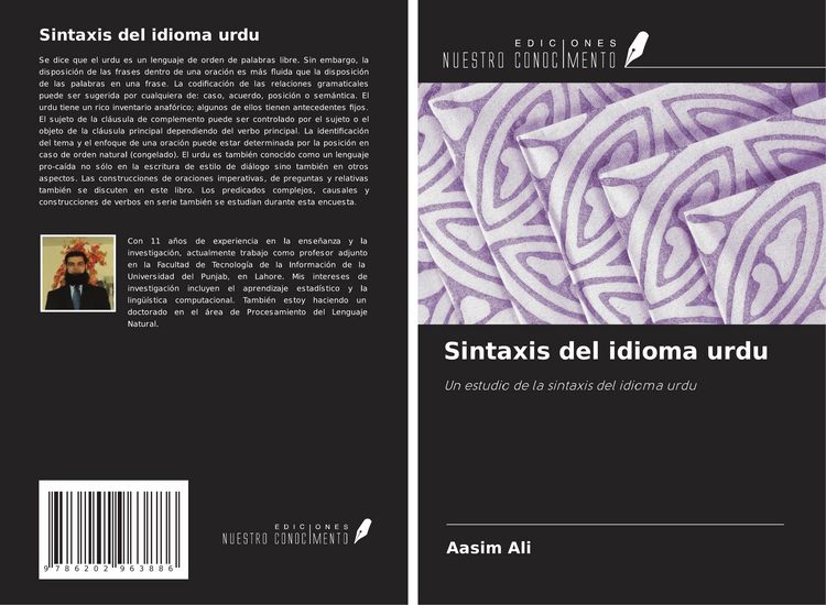 Produktbild: Sintaxis del idioma urdu