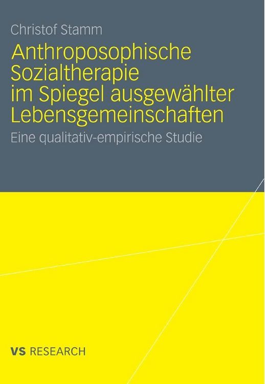 Produktbild: Anthroposophische Sozialtherapie im Spiegel ausgew&auml;hlter Lebensgemeinschaften