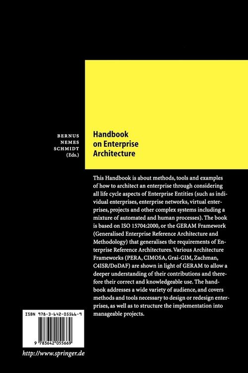Produktbild: Handbook on Enterprise Architecture