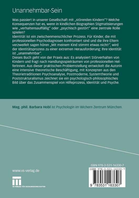 Produktbild: Unannehmbar-Sein