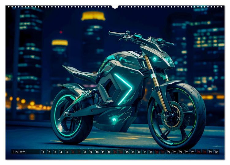 Produktbild: Dream Bikes - Motorr&auml;der aus der Zukunft (hochwertiger Premium Wandkalender 2026 DIN A2 quer), Kunstdruck in Hochglanz