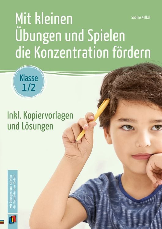 Produktbild: Mit kleinen &Uuml;bungen und Spielen die Konzentration f&ouml;rdern &ndash; Klasse 1/2