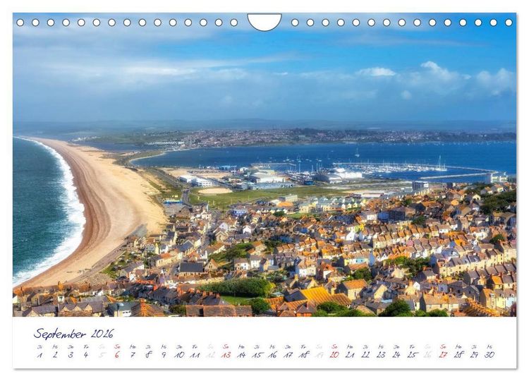 Produktbild: Jurassic K&uuml;ste - S&uuml;dengland (Wandkalender 2026 DIN A4 quer), CALVENDO Monatskalender