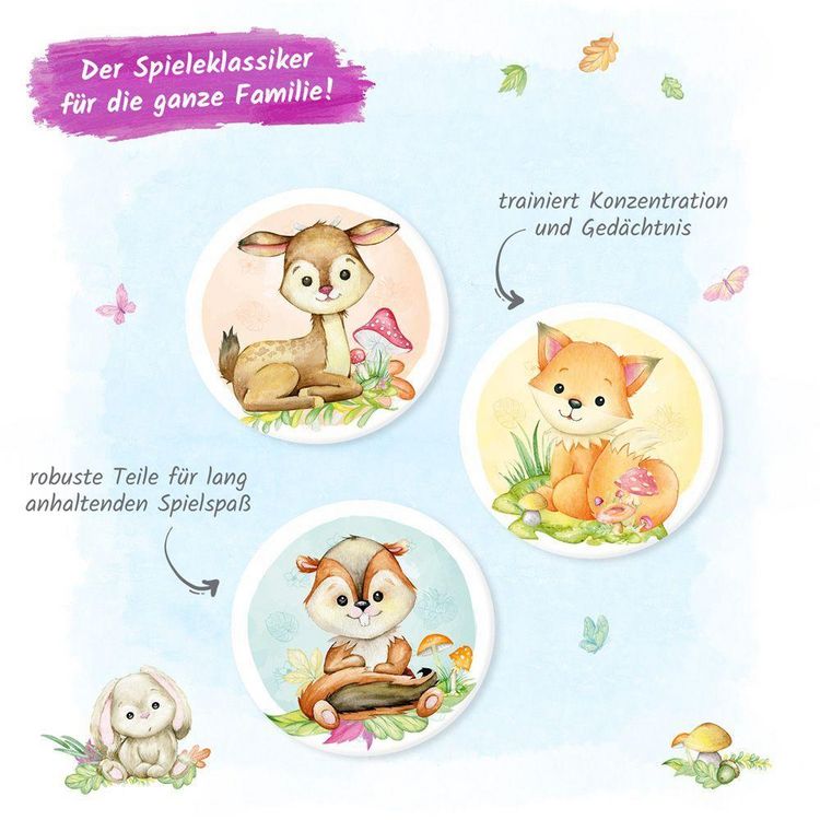 Produktbild: Tr&ouml;tsch Memo Spiel Waldfreunde
