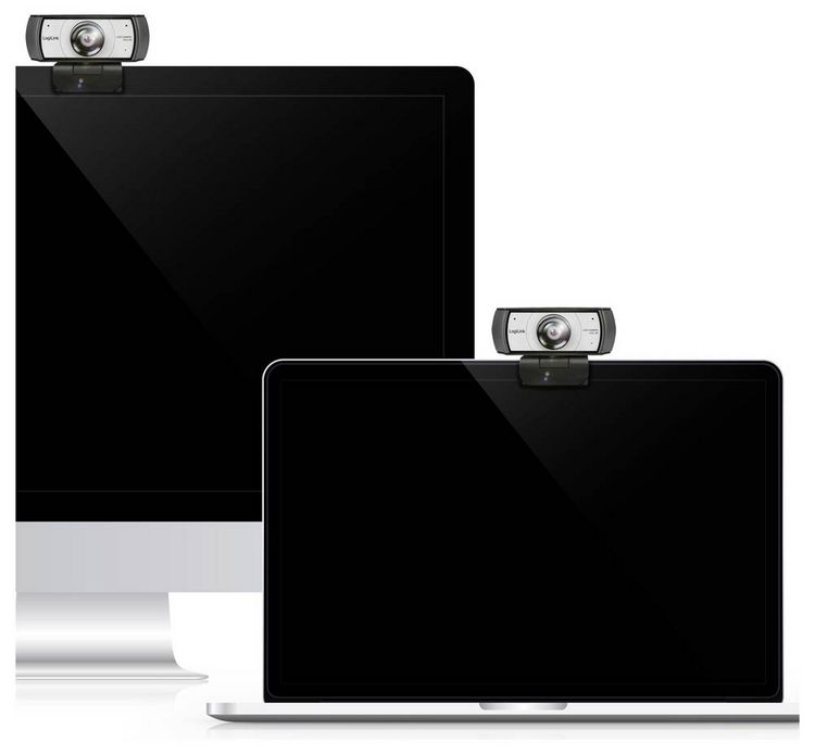 Produktbild: LogiLink UA0377 Full HD-Webcam Klemm-Halterung, Mikrofon