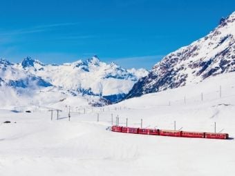 Produktbild: CALVENDO Puzzle Rh&auml;tische Bahn am Bernina Pass | 1000 Teile Lege-Gr&ouml;&szlig;e 64x48cm Foto-Puzzle f&uuml;r gl&uuml;ckliche Stunden