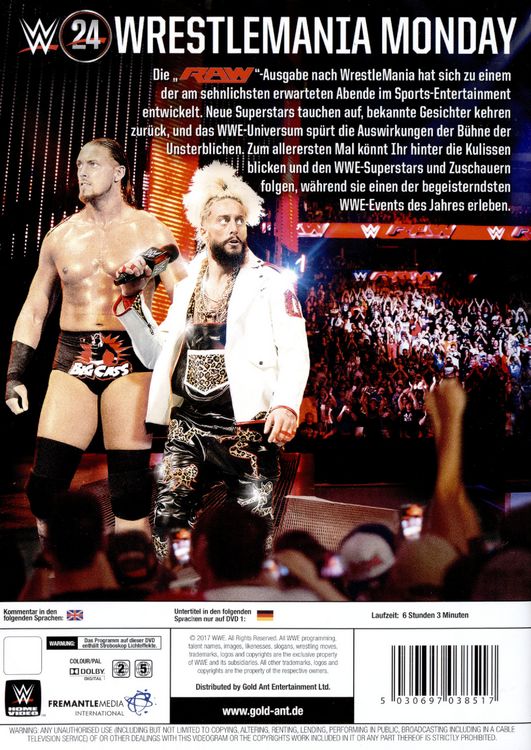 Produktbild: WrestleMania Monday [DC] [3 DVDs]