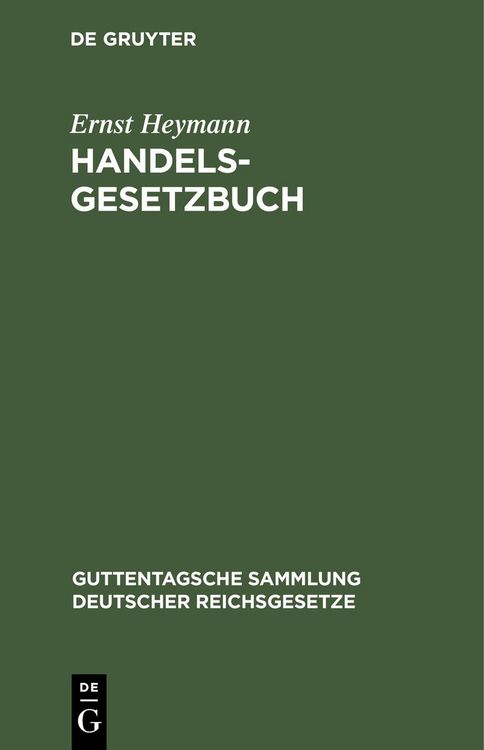 Produktbild: Handelsgesetzbuch