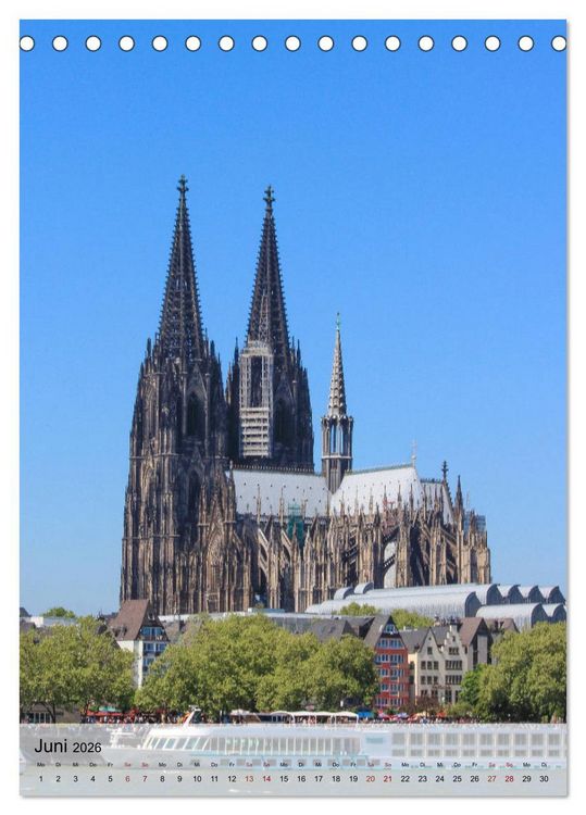 Produktbild: Altes K&ouml;ln (Tischkalender 2026 DIN A5 hoch), CALVENDO Monatskalender