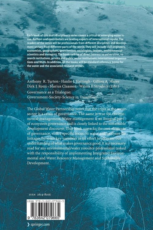 Produktbild: Governance as a Trialogue: Government-Society-Science in Transition