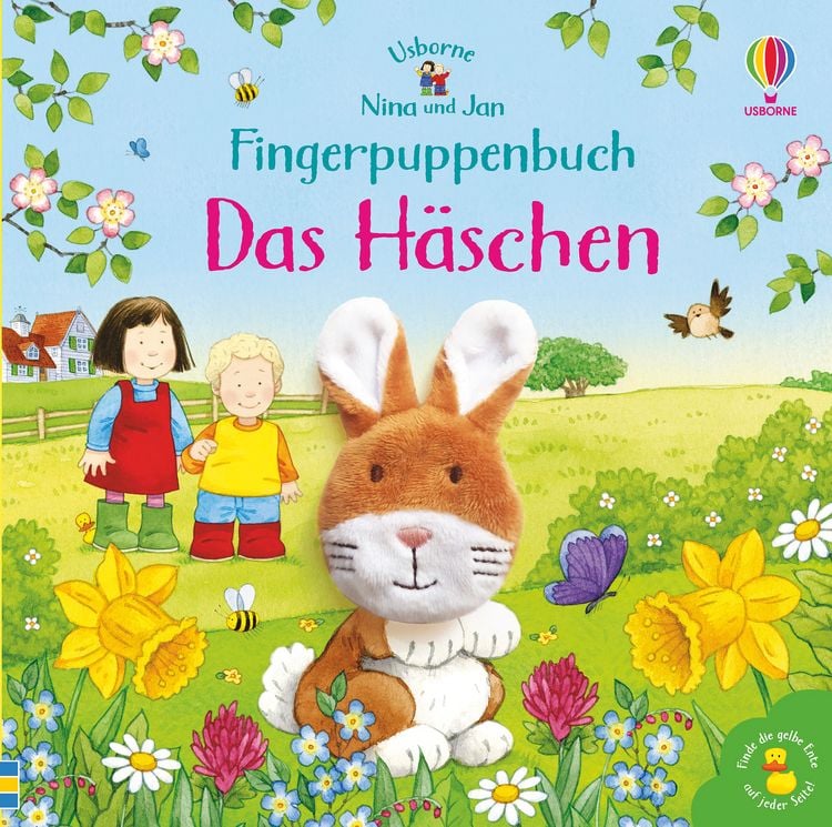 Produktbild: Nina und Jan - Fingerpuppenbuch: Das Häschen