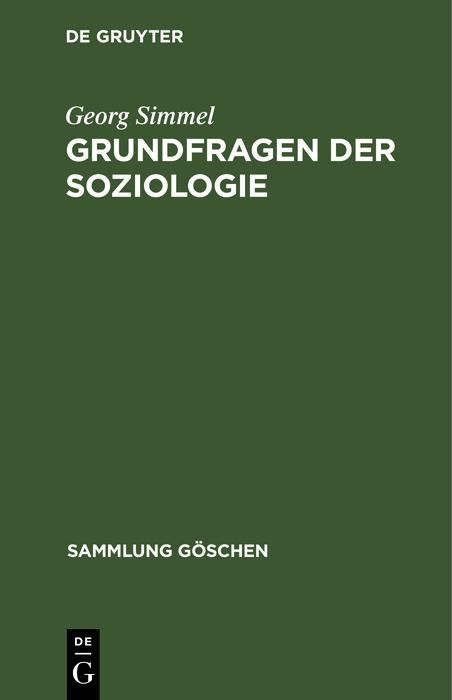Produktbild: Grundfragen der Soziologie