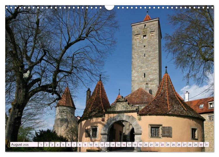 Produktbild: Romantisches Rothenburg ob der Tauber (Wandkalender 2026 DIN A3 quer), CALVENDO Monatskalender