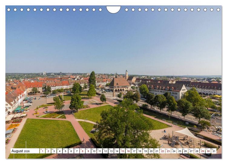 Produktbild: Freudenstadt im Schwarzwald - Wandkalender (Wandkalender 2026 DIN A4 quer), CALVENDO Monatskalender