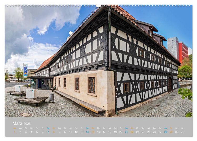 Produktbild: Suhl - die th&uuml;ringische Waffenmetropole (hochwertiger Premium Wandkalender 2026 DIN A2 quer), Kunstdruck in Hochglanz