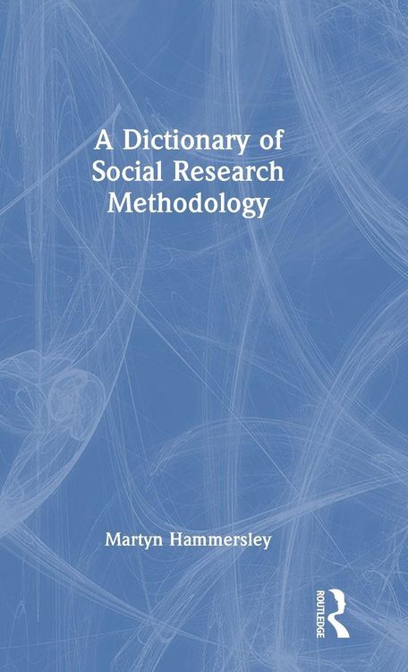 Produktbild: A Dictionary of Social Research Methodology