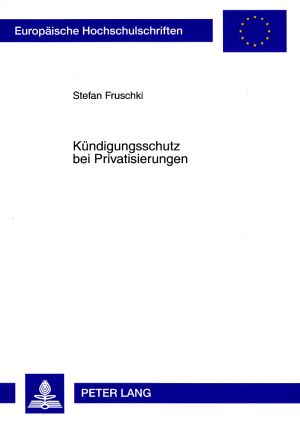 Produktbild: Kuendigungsschutz bei Privatisierungen